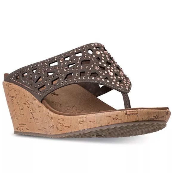 Skechers Shoes - Skechers Cali Beverlee Dazled Wedge Sandals - New (no box)
